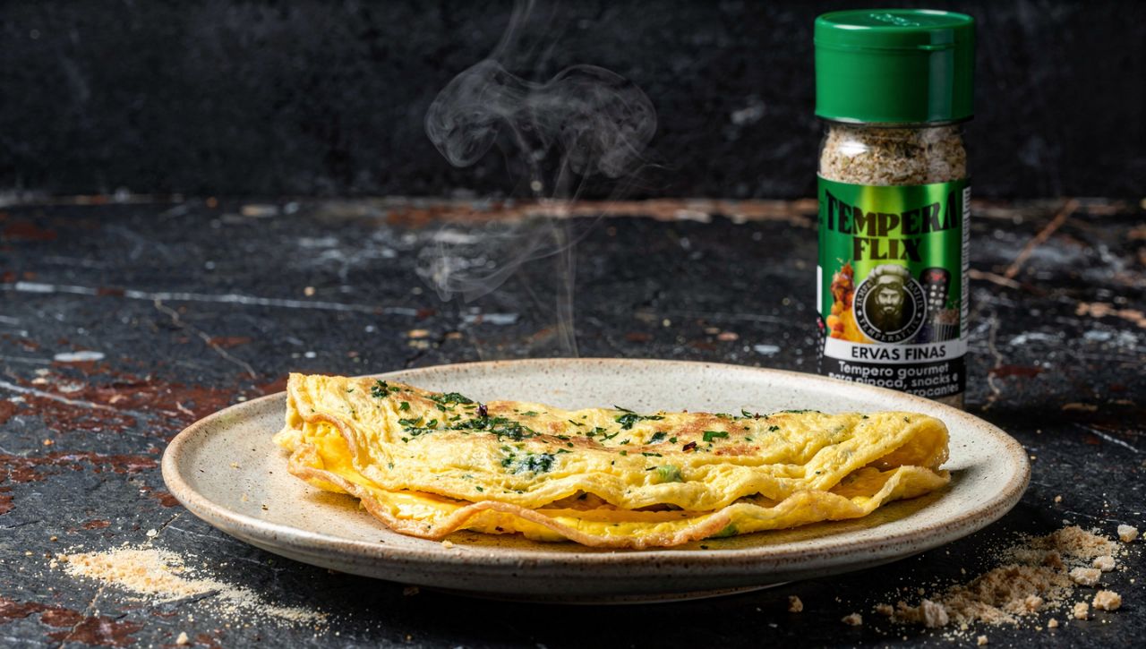 Omelete de Ervas com Temperaflix Ervas Finas