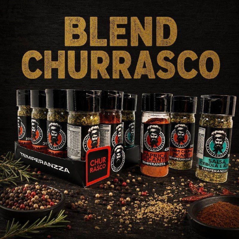 Blend Churrasco — caixa display Temperanzza